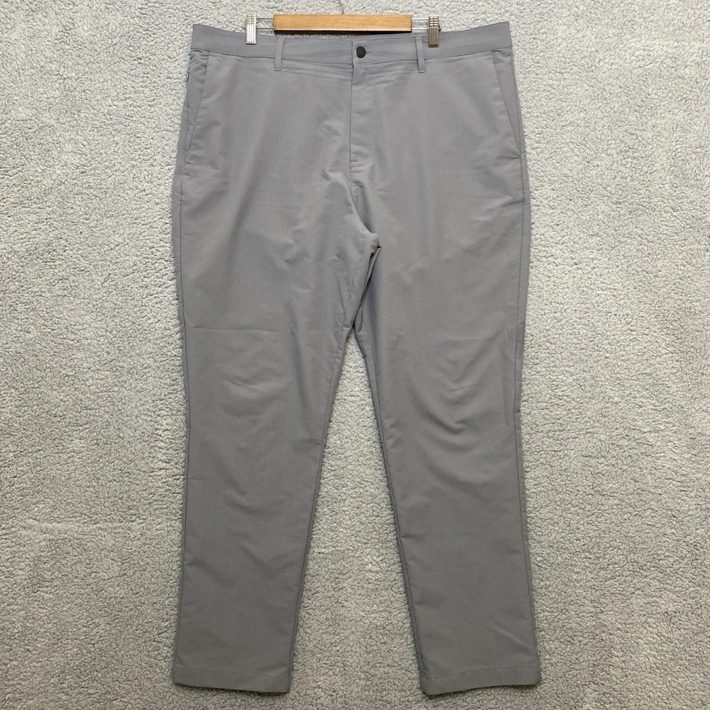 Banana Republic Pants Men Gray 40x30 Straight Leg Technical Performance Trouser